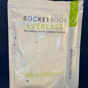 Rocketbook Core Reusable Smart Notebook Dotted Rule Teal Cover Pen NEW Sealed